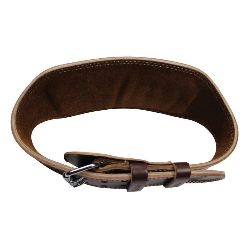 Genuine Leather Weightlifting Belt 6" Wide - Brown - Estremo Fitness