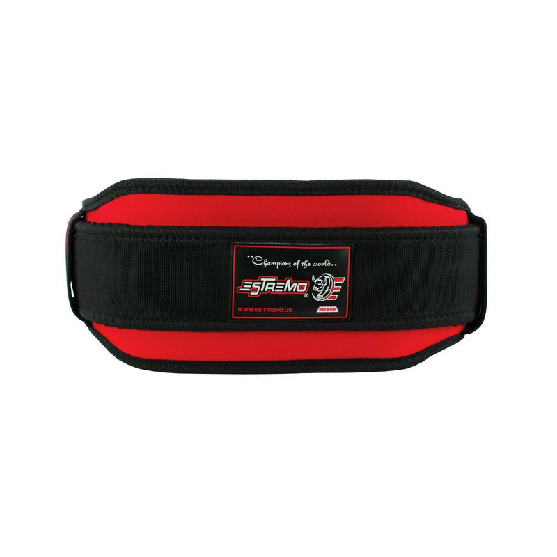 Weightlifting Double Belt - Red - Estremo Fitness