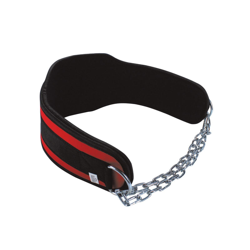 Dipping Belt With 34" Metal Chain - Red - Estremo Fitness