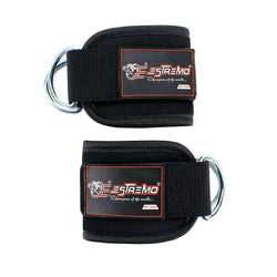 Ankle Straps for Cable Machine - Black - Estremo Fitness