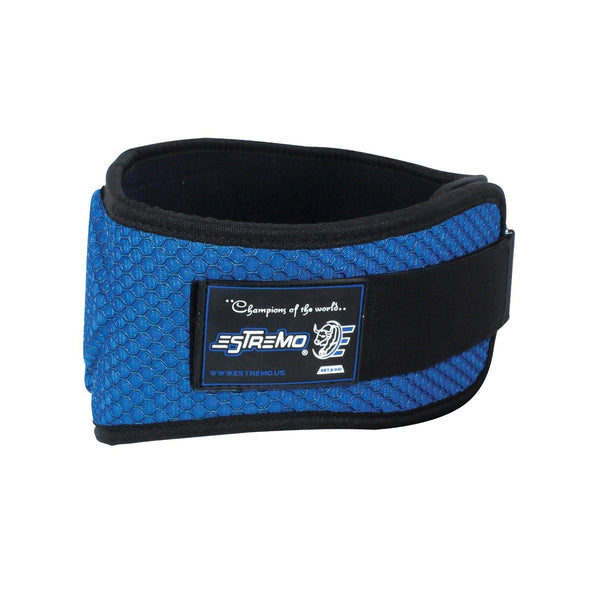 Weightlifting Belt 6" Neoprene - Blue - Estremo Fitness