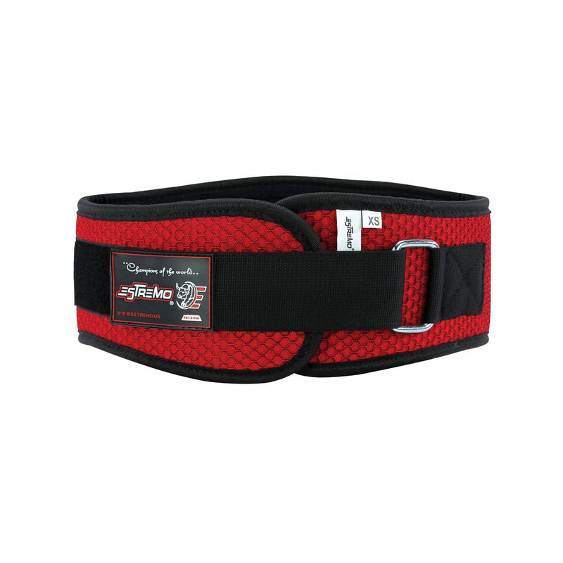 Weightlifting Belt 6" Neoprene - Red - Estremo Fitness