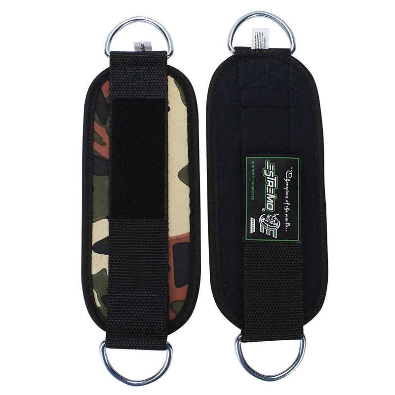 Ankle Straps for Cable Machine - Camouflage - Estremo Fitness