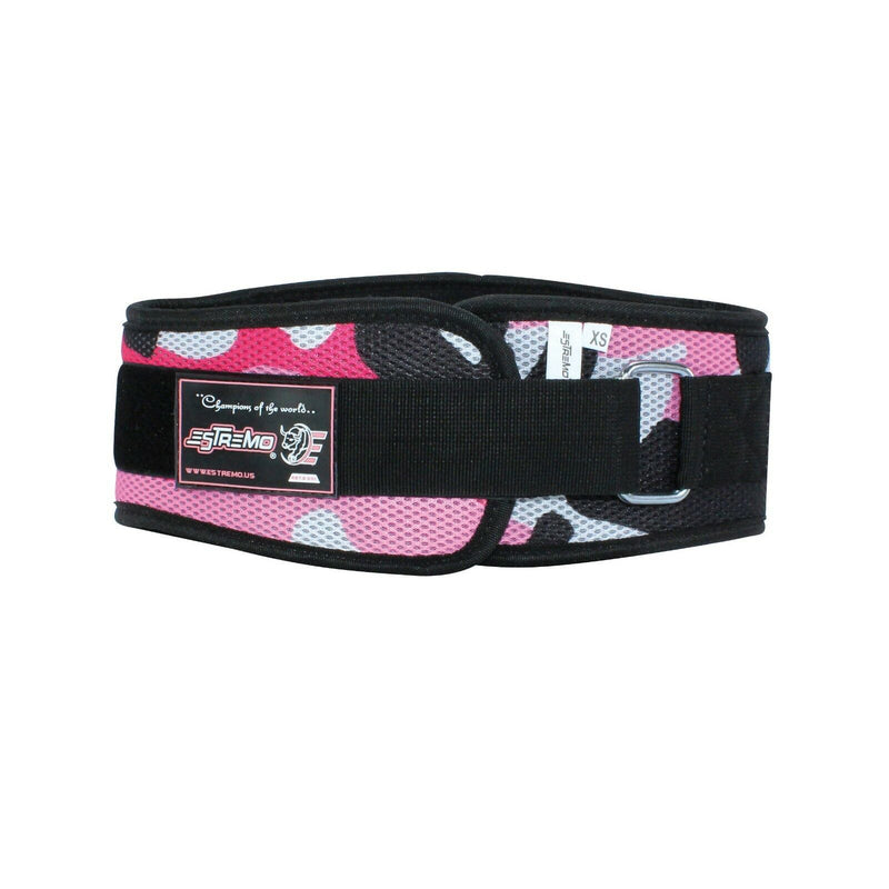 Weightlifting Belt 6" Neoprene - Pink Camo - Estremo Fitness