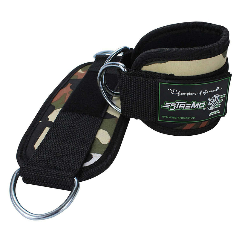 Ankle Straps for Cable Machine - Camouflage - Estremo Fitness