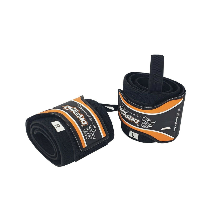 Wrist Wraps - Orange - Estremo Fitness