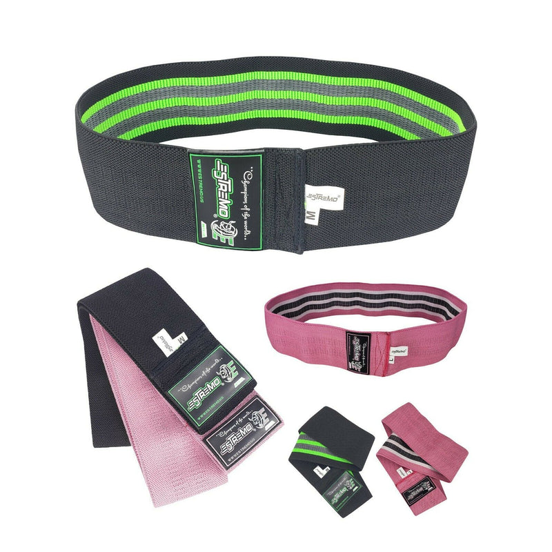 Non-Slip Hip Exercise Resistance Bands - 2 Colors - Estremo Fitness