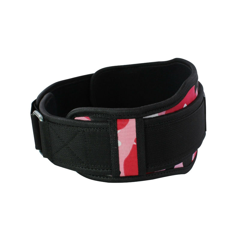 Weightlifting Double Belt - Pink Camo - Estremo Fitness