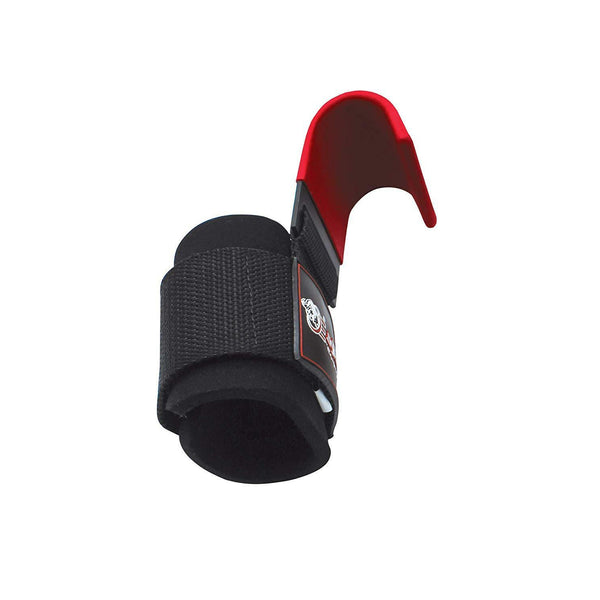 Heavy Duty Weightlifting Hooks - Red - Estremo Fitness