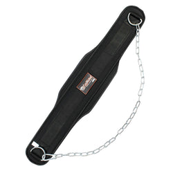 Dip Belt With 34" Metal Chain - Black - Estremo Fitness