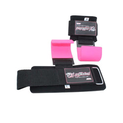 Heavy Duty Weightlifting Hooks - Pink - Estremo Fitness